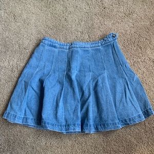 Denim Mini Skirt
